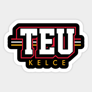 Tight End University - TEU - Kelce Sticker